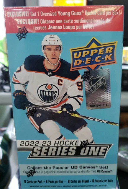 2022-2023 Upper Deck Hockey Series One Mega Box 9 Packs 8 Cards Each One...