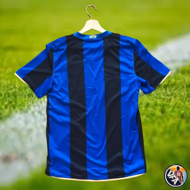 Maglia Calcio Fc Inter Milan Shirt 08/09 Vintage Football Jersey Retro Nike 2