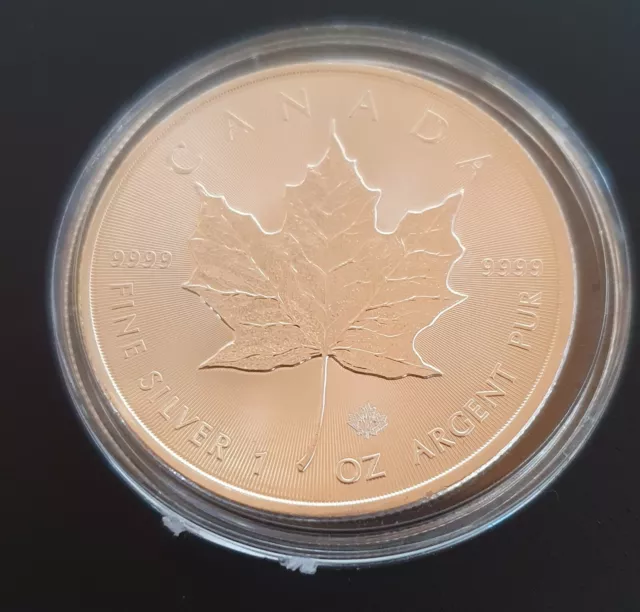 1 Unze Maple Leaf Silber 999 1oz 2016 5 Dollar 1oz Silver