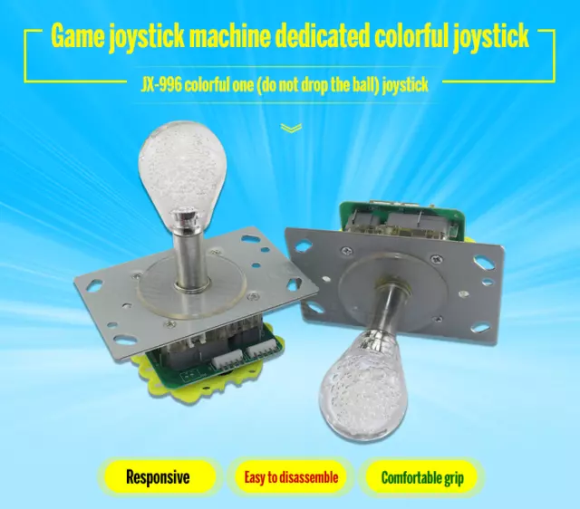 Arcade LED Oval Ball Top Arcade Joystick Jamma For Fighting Game Machine 1Pcs