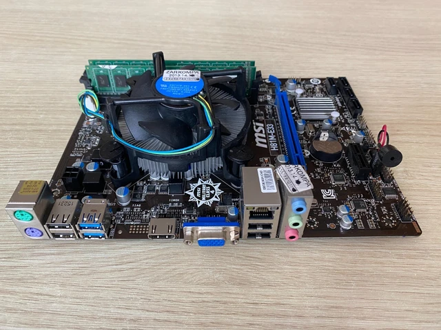 MSI H81M-E33 MS-7817 mATX Motherboard LGA1150 i5-4440 CPU Cooler 8GB ...