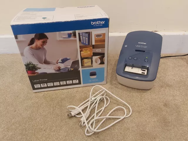 Brother QL-600 Thermal Postage Address Label Printer USB Tested With Leads