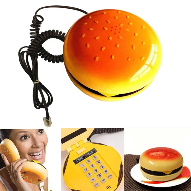 HAMBURGER CHEESEBURGER BURGER Phone Cute Telephone Desktop Home Decor