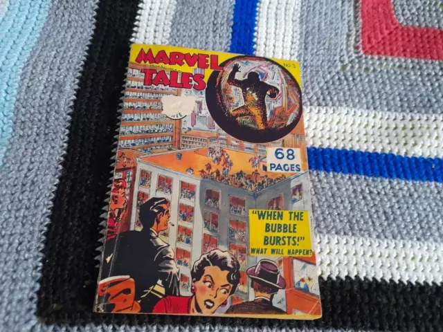 Marvel Tales No 3 Comic Book 1950's Published by L Miller & Son Box 66