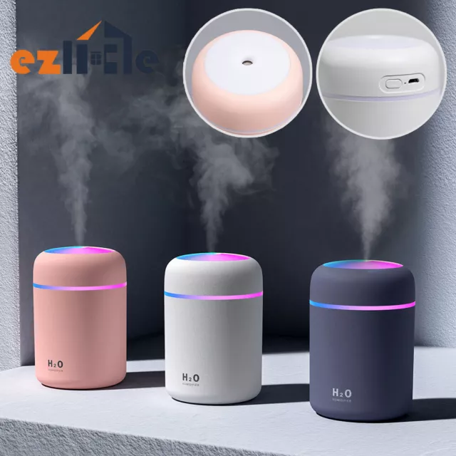 Electric Air Diffuse Relax Defuser Aroma Oil Humidifier USB Night Light Up Home