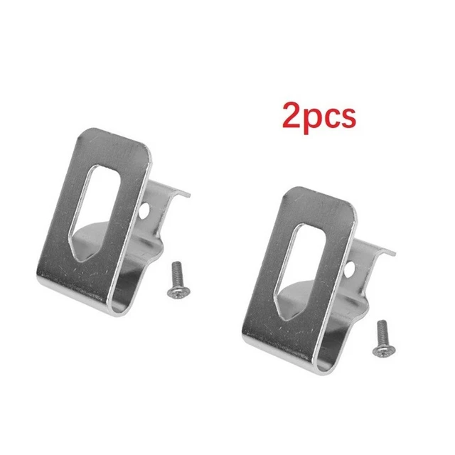 Ceinture Crochet Clip N268241 N169778 DCD980 Argent 2pcs For-Dewalt 18V 20V