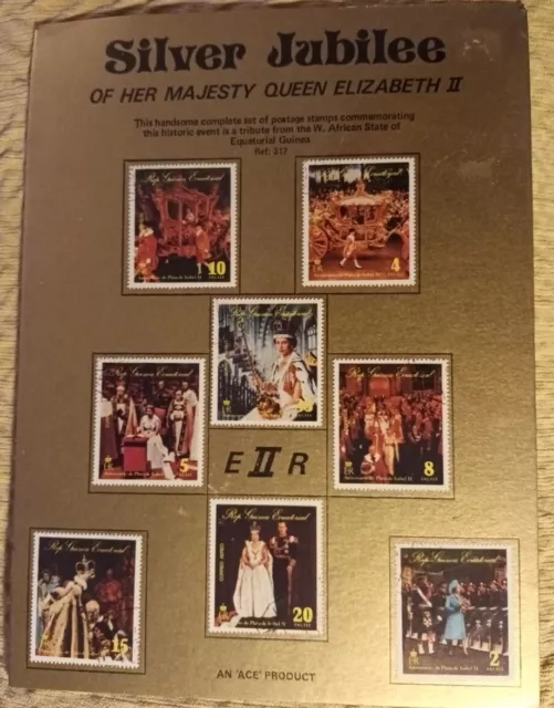 Sealed In Retail Packaging Equatorial Guinea Qeii Silver Jubilee Used Set Stamps