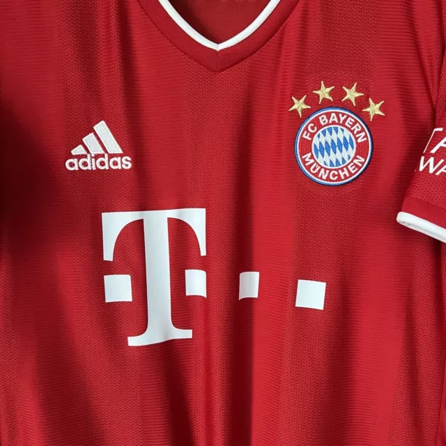 Bayern München Trikot 2020-2021 Home Medium Herren Fußballtrikot FR8358 Adidas 3