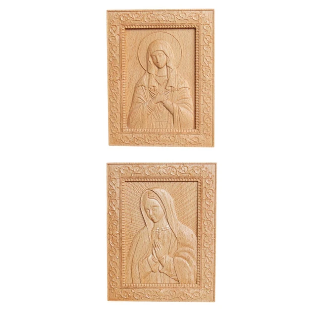 Statua Vergine Maria Acrilico 30cm - Decorazione Giardino Stile Bohémien - Foto 2