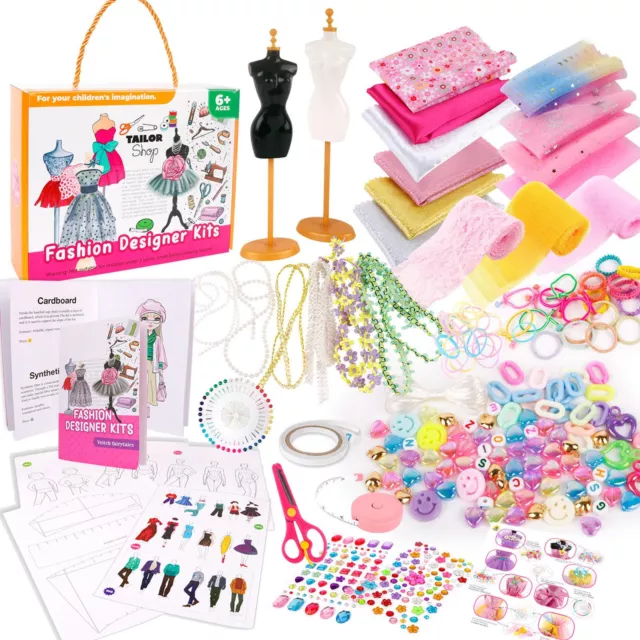 Fashion Design Kit For Girls 309pcs Embroidery Kit Sewing For Creativity DIY