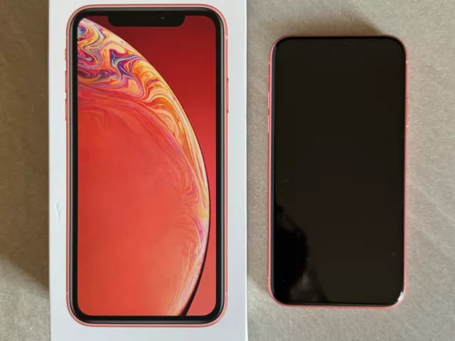 APPLE IPHONE XR - 256GB - Coral (Unlocked) A2105 (GSM) (AU Stock