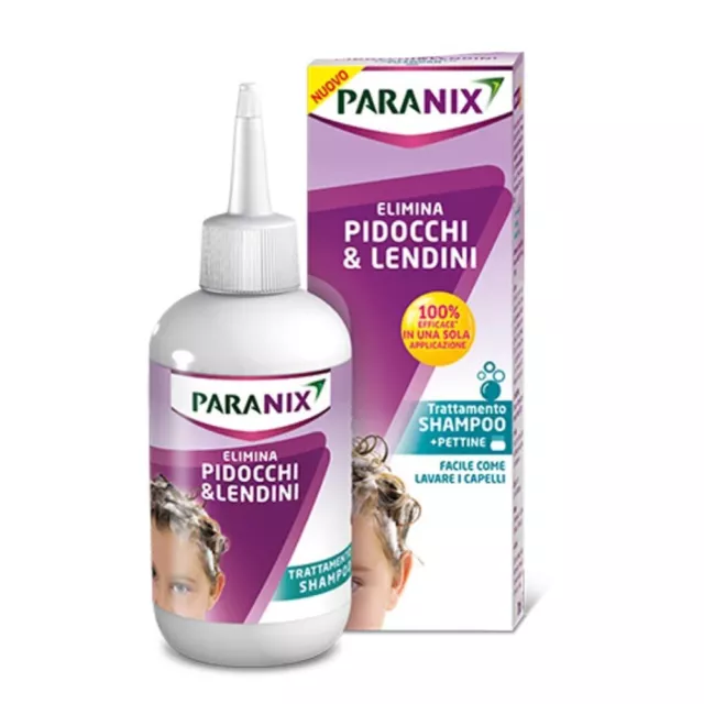 Paranix Elimina Pidocchi & Lendini Shampoo 200ml + Pettine