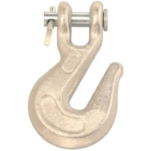 Campbell T9401424 Grade 43 Forged Steel Clevis Slip Hook, Import, Zinc Plated,
