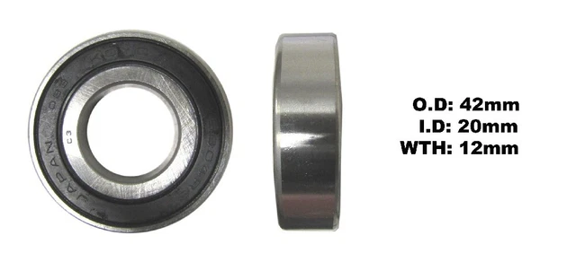 Adatto a Yamaha YBR 125 EFI UK 2007-2014 Cuscinetto portapignoni 93306-004YF