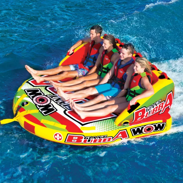 water ski tube WOW GIANT BUBBA 1-4 Rider