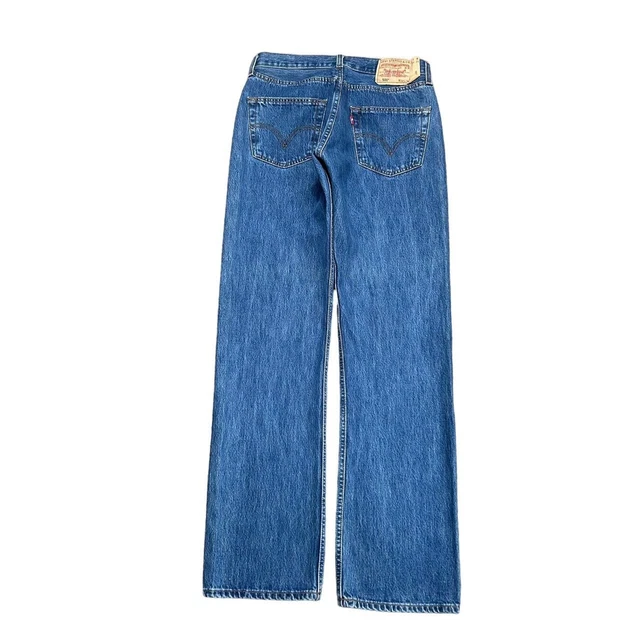 MENS LEVI STRAUSS & Co 501 Jeans Size W34 L30 Straight Indigo