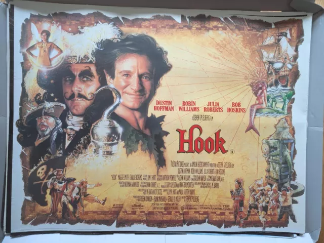 Hook - GB Quad Poster-Dustin Hoffman, Julia Roberts, Bob Hoskins, Robin Williams