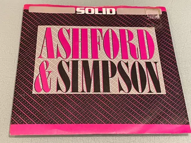 Ashford & Simpson - Solid - Street Corner - Vinyl Schallplatte 7" Single 1984 Capitol