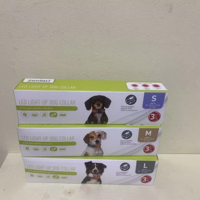 Zoofari led shop dog collar