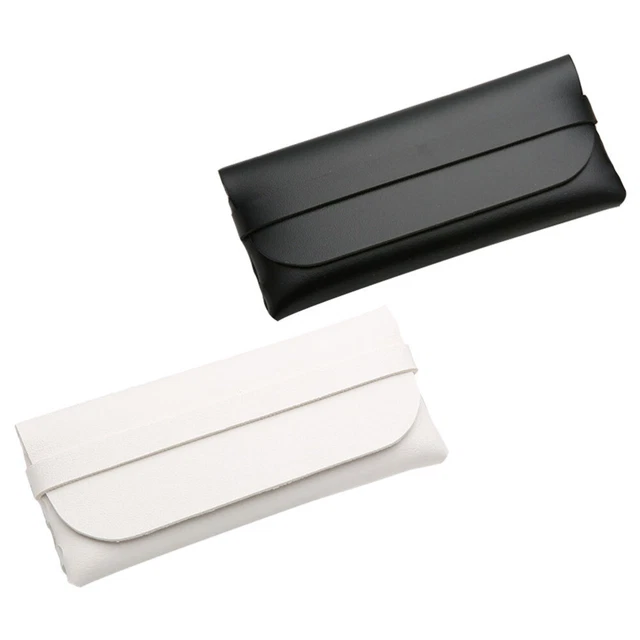 Estuche para gafas kit de maquillaje de viaje organizador de joyas bandeja cuero blanco PVC