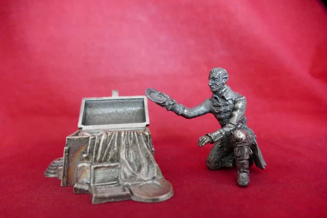 Ensemble Figurines MHSP 1er Empire - Médecin Et Blessé, Plomb Peint, 60mm, Français