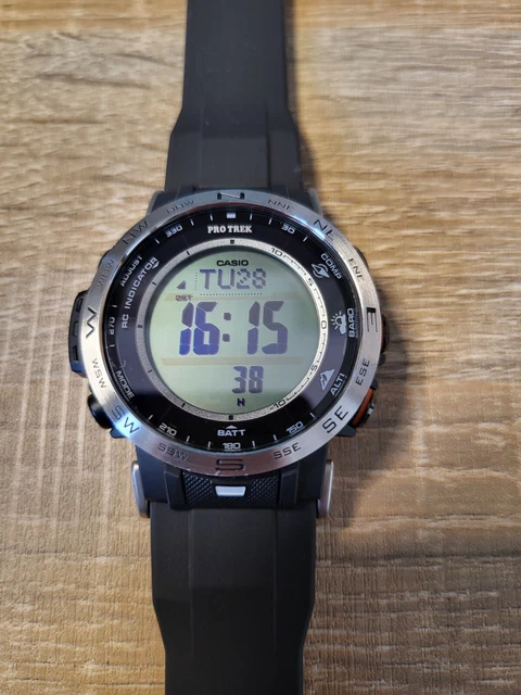 CASIO PRO TREK PRW-30-1AER - TOUGH solar - Multi band 6 - ABC Watch £ ...