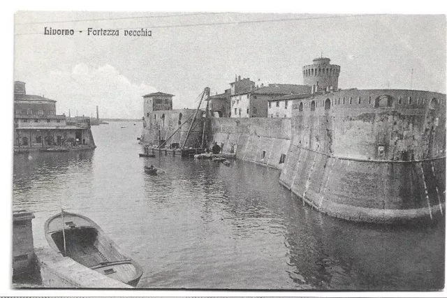 CARTOLINA DI LIVORNO ,FORTEZZA VECCHIA non viaggiata Ed. ALTEROCCA