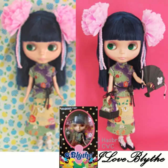 Muñeca Hasbro Takara CWC Neo Blythe mariposa asiática Encore