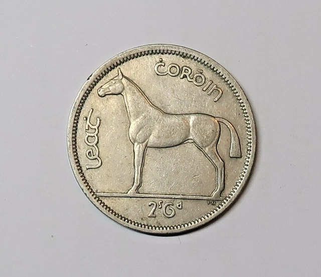 Ireland: Irish  Half Crown  1964. Km 16A.  Free Shipping