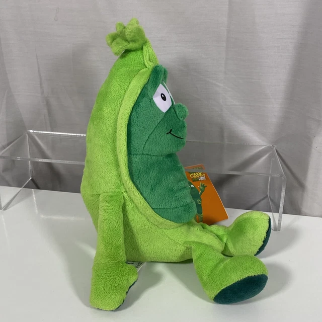 GOODNESS GANG GREEN Sweet Pea Peter Soft Plush Toy Pod Bean 12 Inch Veg