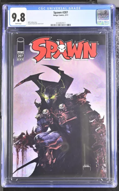 🩸SPAWN #207 CGC 9.8🩸LOW PRINT RUN & 28 in 9.8🩸TODD MCFARLANE IMAGE COMICS🩸