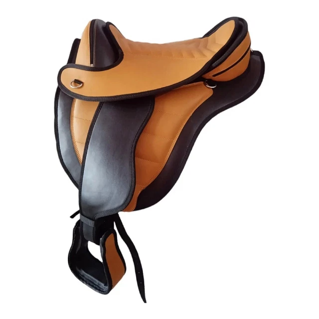 HORKA selle de dressage Bello 18 pouces cuir synthétique noir