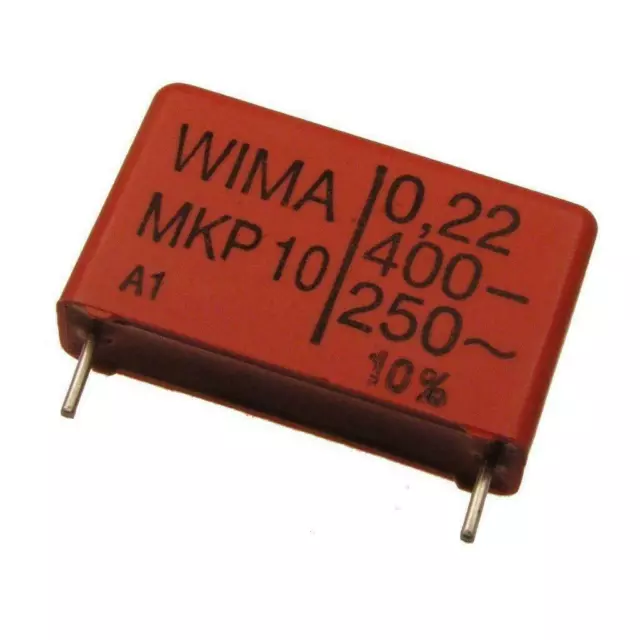 4 WIMA MKP10 400V 0,22uF 22,5mm Impulsfester Polypropylen Kondensator 089719