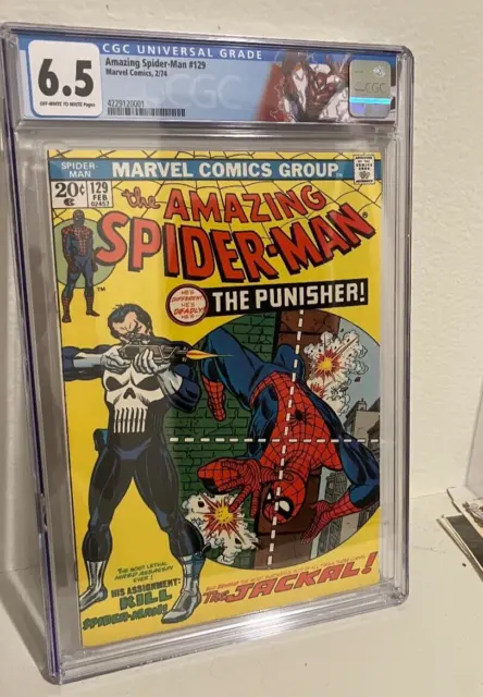 Amazing Spider-Man 129 Marvel The  Punisher Cgc 6.5