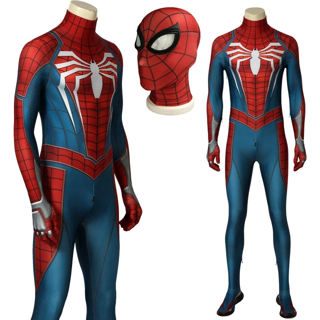 GAME SPIDERMAN PS4 Spiderman Costume Superhero Cosplay Adult Halloween game-spiderman-ps4-spiderman-costume-superhero-cosplay-adult-halloween