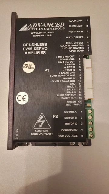 Advanced Motion Controls brushless PWM Servo Amplifier B15A8N