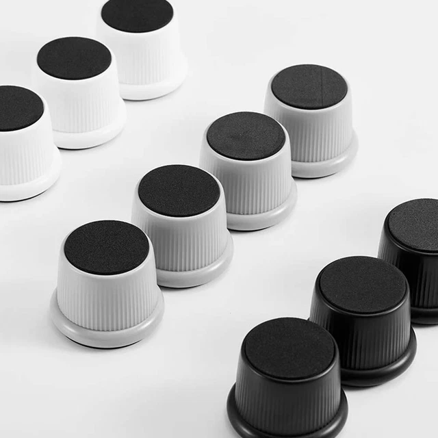 Caldini 4 pz macchina da caffè nera regolabile durevole per grigio resistente