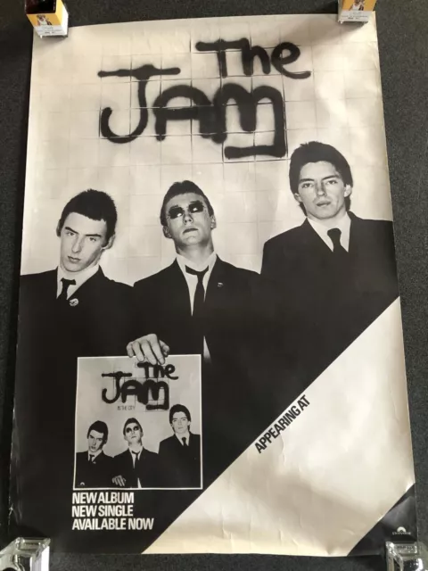 The JAM Ultra Rare Original 1977 'In The City' Polydor Promo Punk Poster