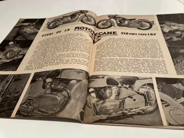 Revue Technique Motocycliste N° 98 1955 Motobécane 350 L4C , Paloma 125 etc 3