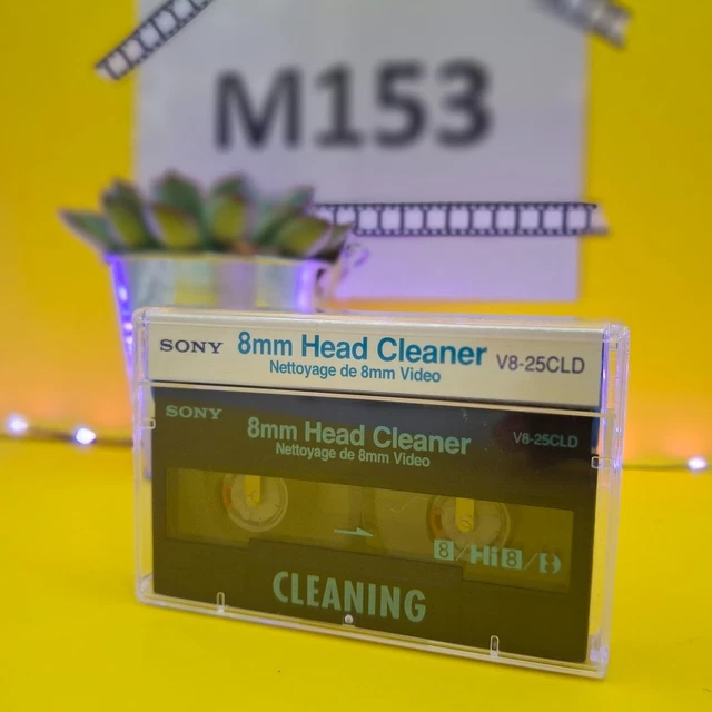 SONY 8MM VIDEO Head Cleaner Cassette V8-25CLDR Hi8 Digital8 Japan EUR 102,44 - FR