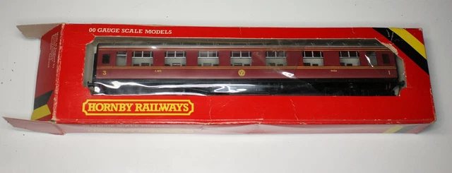 HORNBY R433 LMS coach, 57' Composite in good original box £9.73 ...