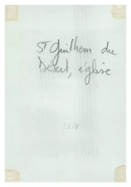 France, Saint-Guilhem-le-Désert, Abbaye de Gellone vintage print, tirage d&#039; 2