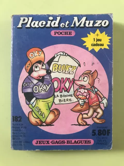 BD petit format Placid et Muzo n°182 (poche)