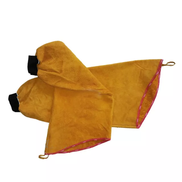 New Heat insulation Welding Leather Oversleeve Protection Sleeve Welding-Apparel