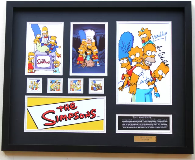 New The Simpsons Dan Castellaneta Signed Limited Edition Memorabilia FRAMED