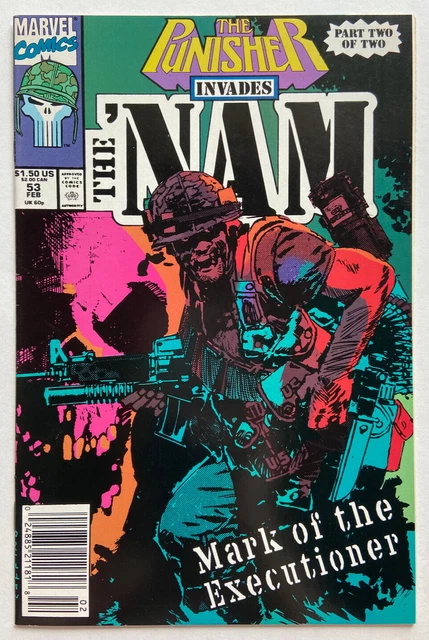 Marvel Comics The 'Nam Vol 1 #53 1991 Newsstand Variant