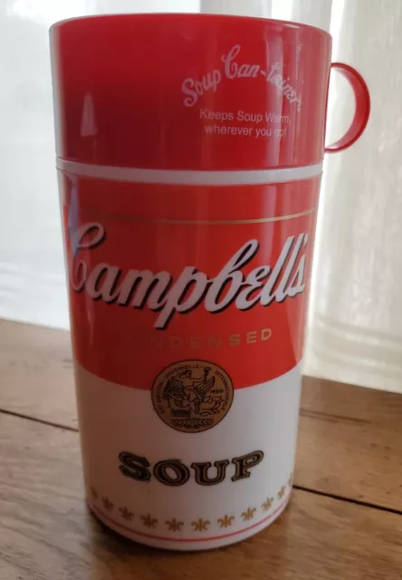https://www.picclickimg.com/UlEAAOSwYCFjVWMG/Vintage-Campbells-Soup-Can-Tainer-Insulated-Thermos-Red-And.webp