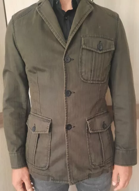 GIACCA VERDE MILITARE uomo Zara Man EUR 40 00 PicClick IT
