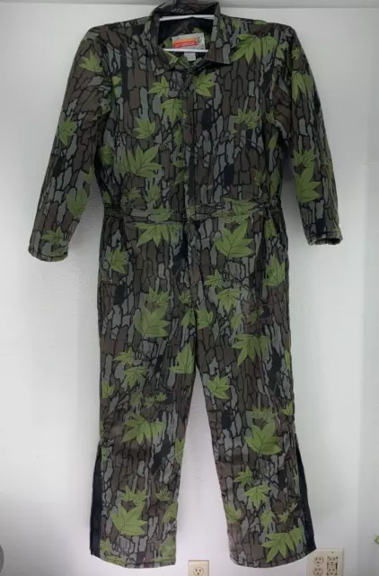 Winchester Coveralls Men's Size XL Camo Insulated One Piece Overalls Jumpsuit