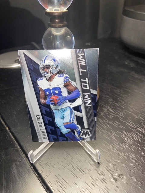 CeeDee Lamb 2022 Panini Mosaic Will To Win #WW-18 Dallas Cowboys